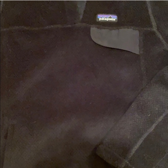 Patagonia Synchilla 1/4 Snap Fleece Pullover Black M - Picture 2 of 4